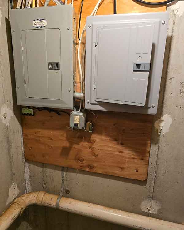 Residential Electrical Sub panel Servicing